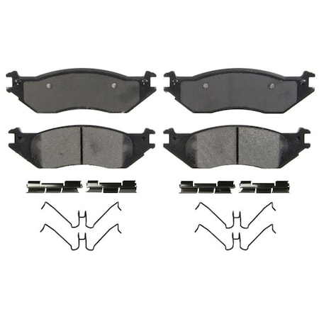 Wagner Brakes Semi-Met Disc Pad Set, Zx1045 ZX1045